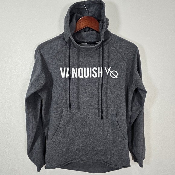 vanquish Other - Vanquish Fitness Men's Hoodie Pullover Sweatshirt Size‎ Small Gray